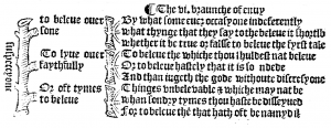 The sixth branch of envy as found in Richard Pynson's 1506 edition of The Kalender of Shepeherds